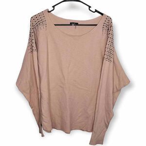 Vila Milano Blush Sweater with Rhinestones size XL